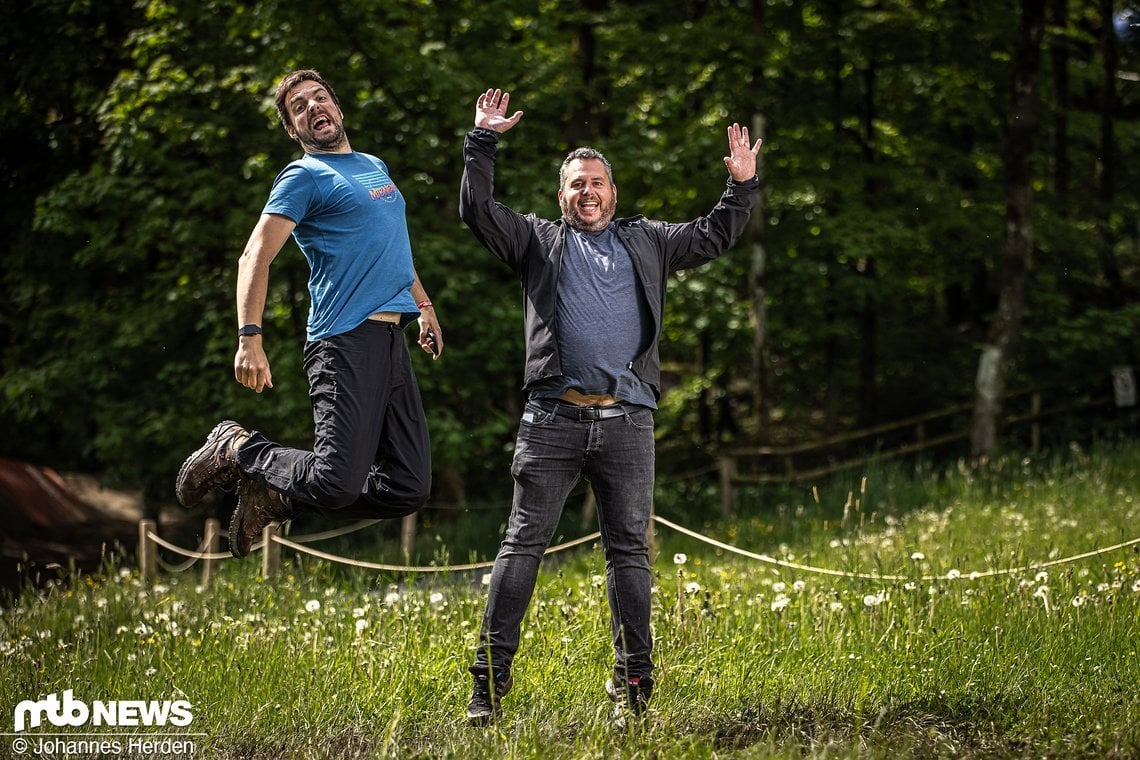 Hannes und Thomas sorgten wie jedes Mal für die Fotos der Downhiller.