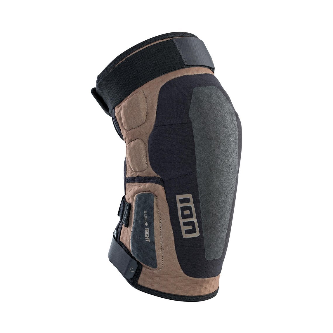 47220-5918+ION-Knee Pads K-Lite Zip unisex+03+896 mud brown+front