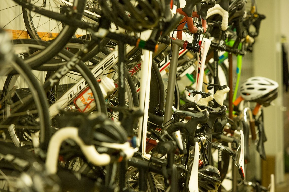 Hier arbeiten Bikefreaks!