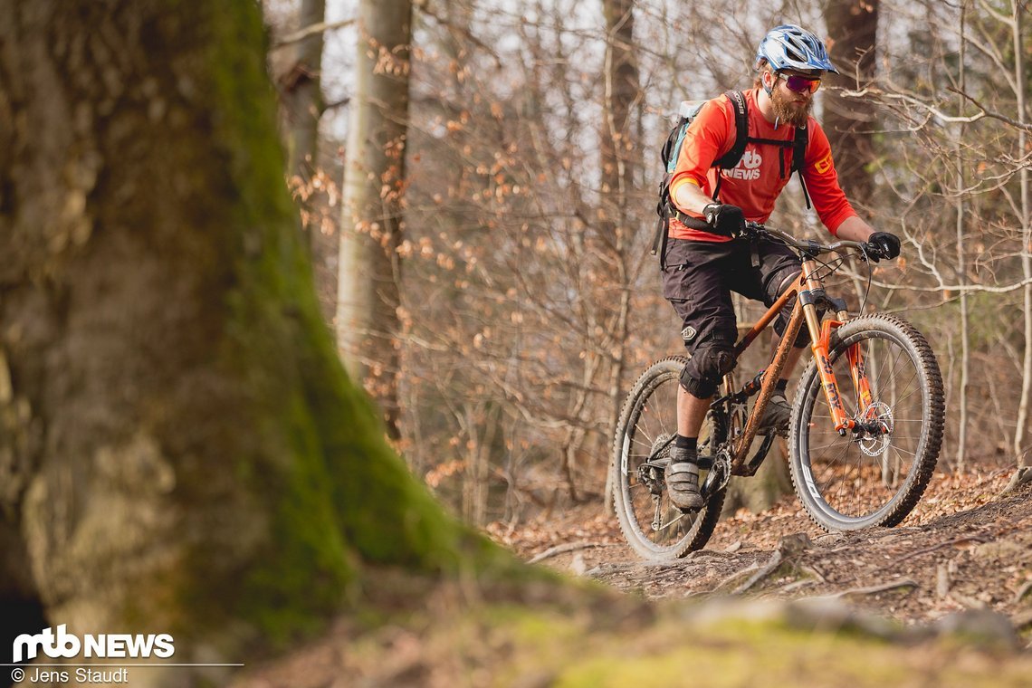 Auch auf Uphill-Trails marschiert das Starling bereitwillig nach vorne.