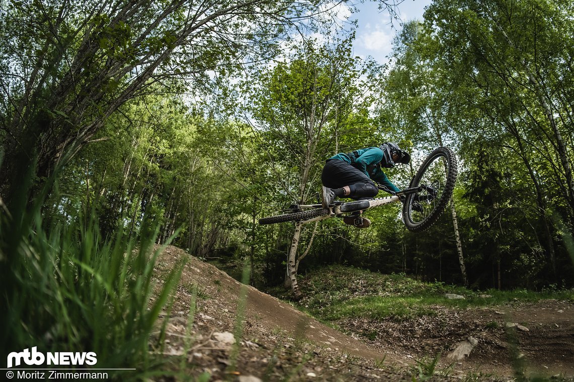 Aber nicht nur Enduro-Tracks hämmern gehört zur Kernkompetenz des Scott …