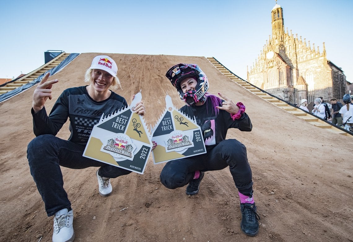 Emil Johansson und Gemma Corbera holten sich die Best Trick-Trophäe.