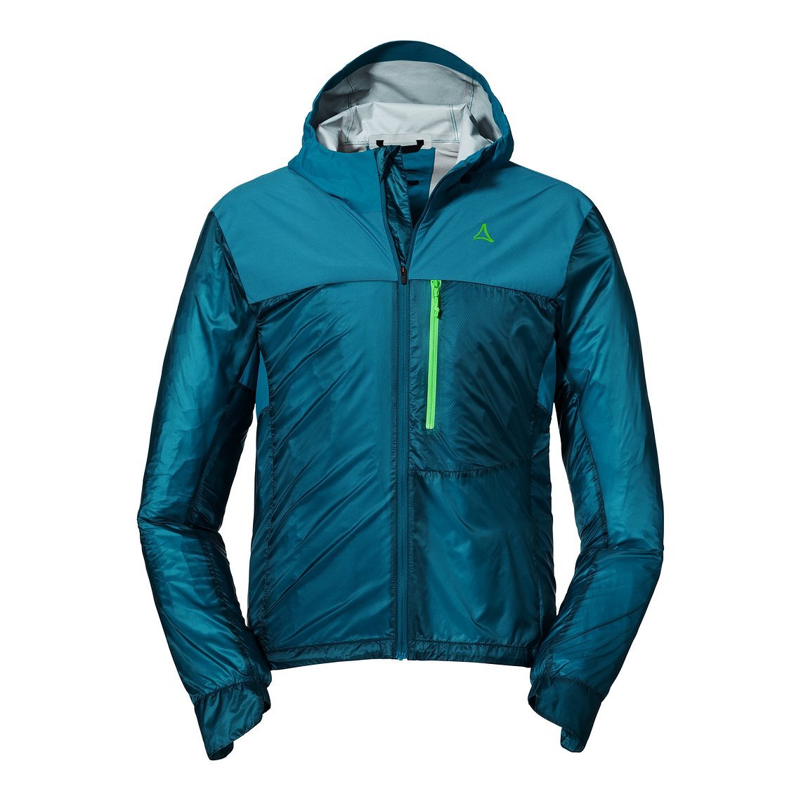 Die Hybrid Jkt Flow Trail Jacke kommt aus 100 % recyceltem Obermaterial