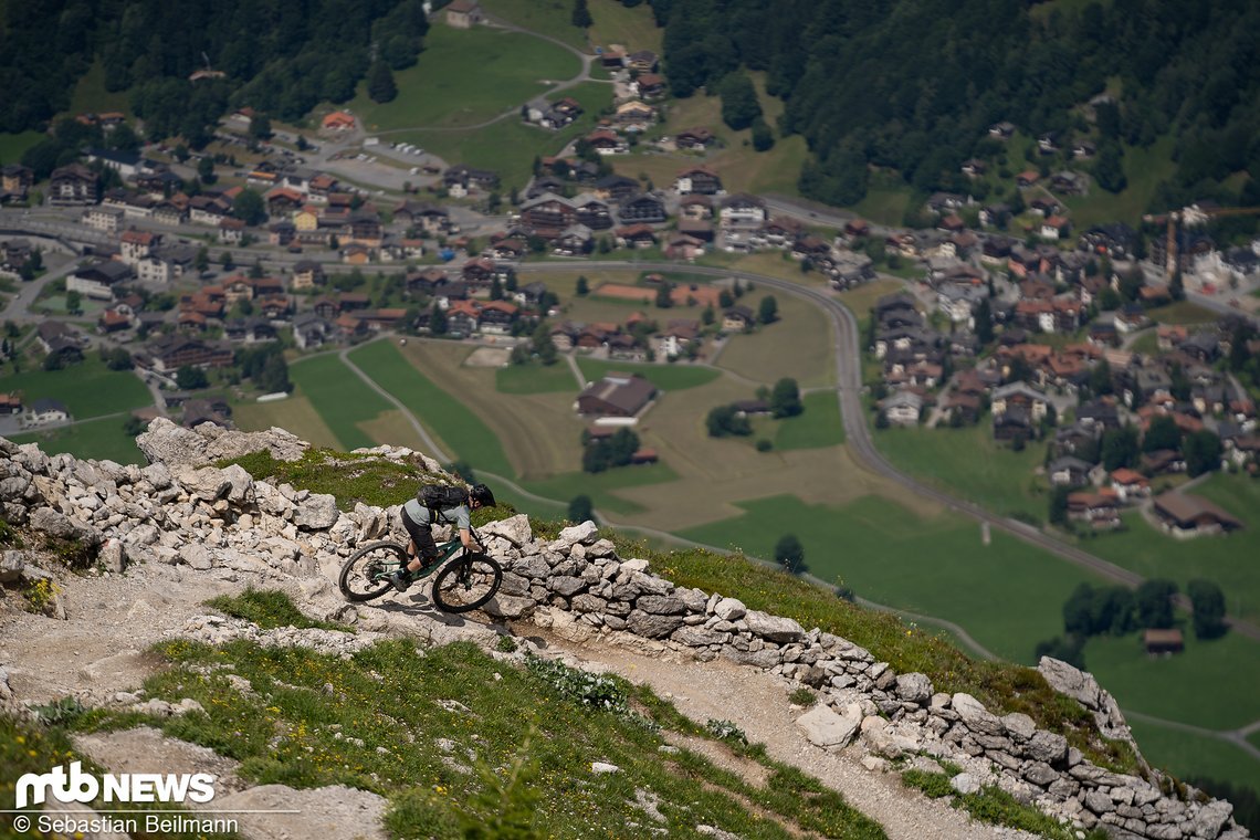 Nach einer Fahrt mit der Gotschnabahn erwartet uns der Signal Trail