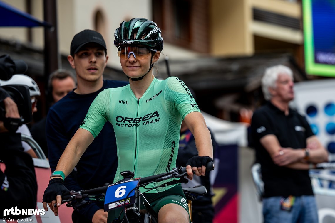 Zuversicht vor dem Short Track bei der Niederländerin Anne Tauber.
