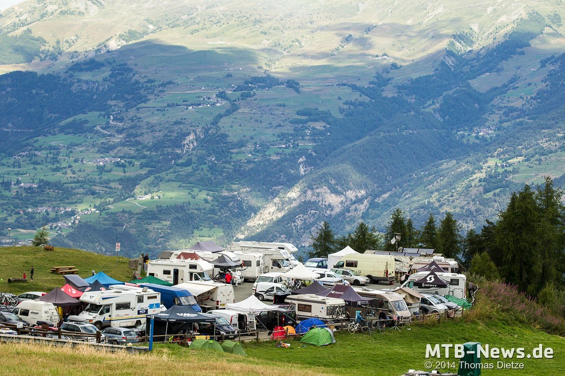 Das Fahrerlager in Pila