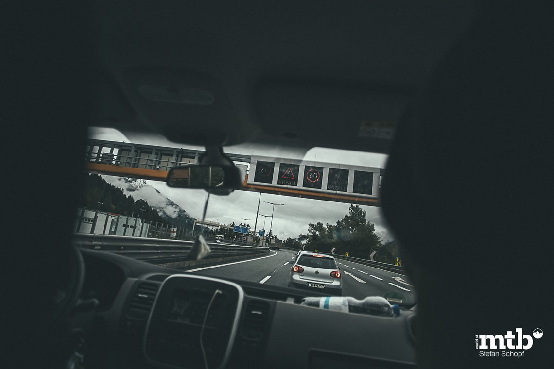 Anfahrt in den Süden, glücklicherweise staufrei.