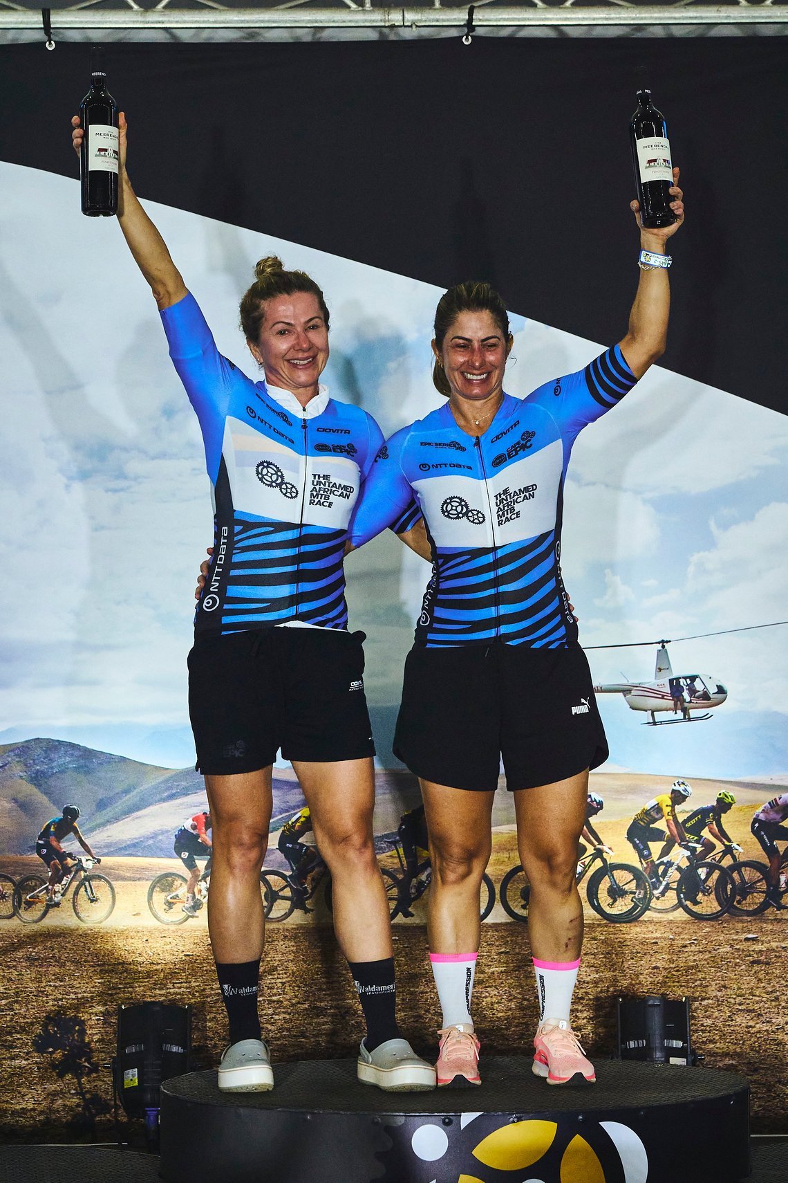 during Stage 1 of the 2025 Absa Cape Epic Mountain Bike stage race held at Meerendal Wine Estate, Cape Town, South Africa on the 17th March 2025. Photo by Michael Chiaretta/Cape Epic
PLEASE ENSURE THE APPROPRIATE CREDIT IS GIVEN TO THE PHOTOGRAPHER A