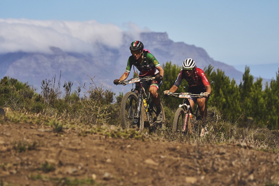Torpado Kenda FSA WMN during the Prologue of the 2025 Absa Cape Epic Mountain Bike stage race held at Meerendal Wine Estate, Cape Town, South Africa on the 16th March 2025. Photo by Michael Chiaretta/Cape Epic
PLEASE ENSURE THE APPROPRIATE CREDIT IS 