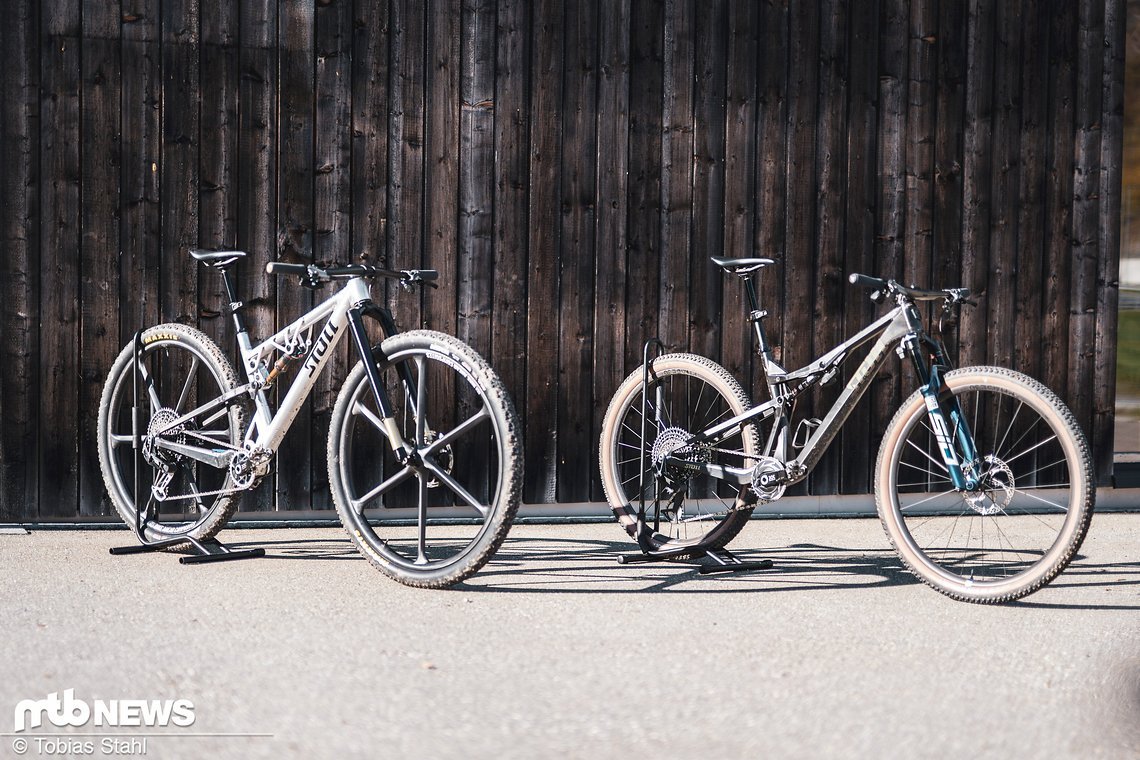 Im direkten Vergleich wirken die 32" Räder weit aus größer als die 29" - wie würde sich der Unterschied auf dem Trail anfühlen?