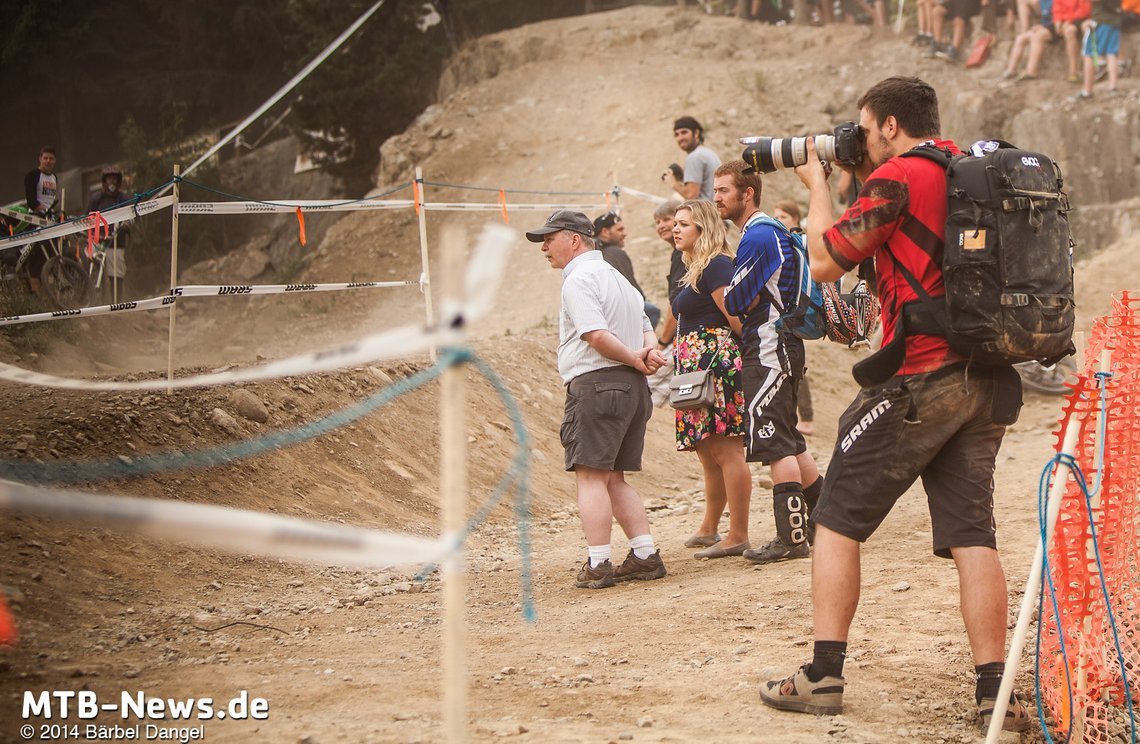 Hannes bei der Arbeit: beim Garbanzo DH