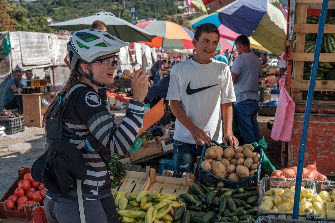 Zwischendrin hatten wir genug Zeit, um auch am Markt einen Stopp zu machen