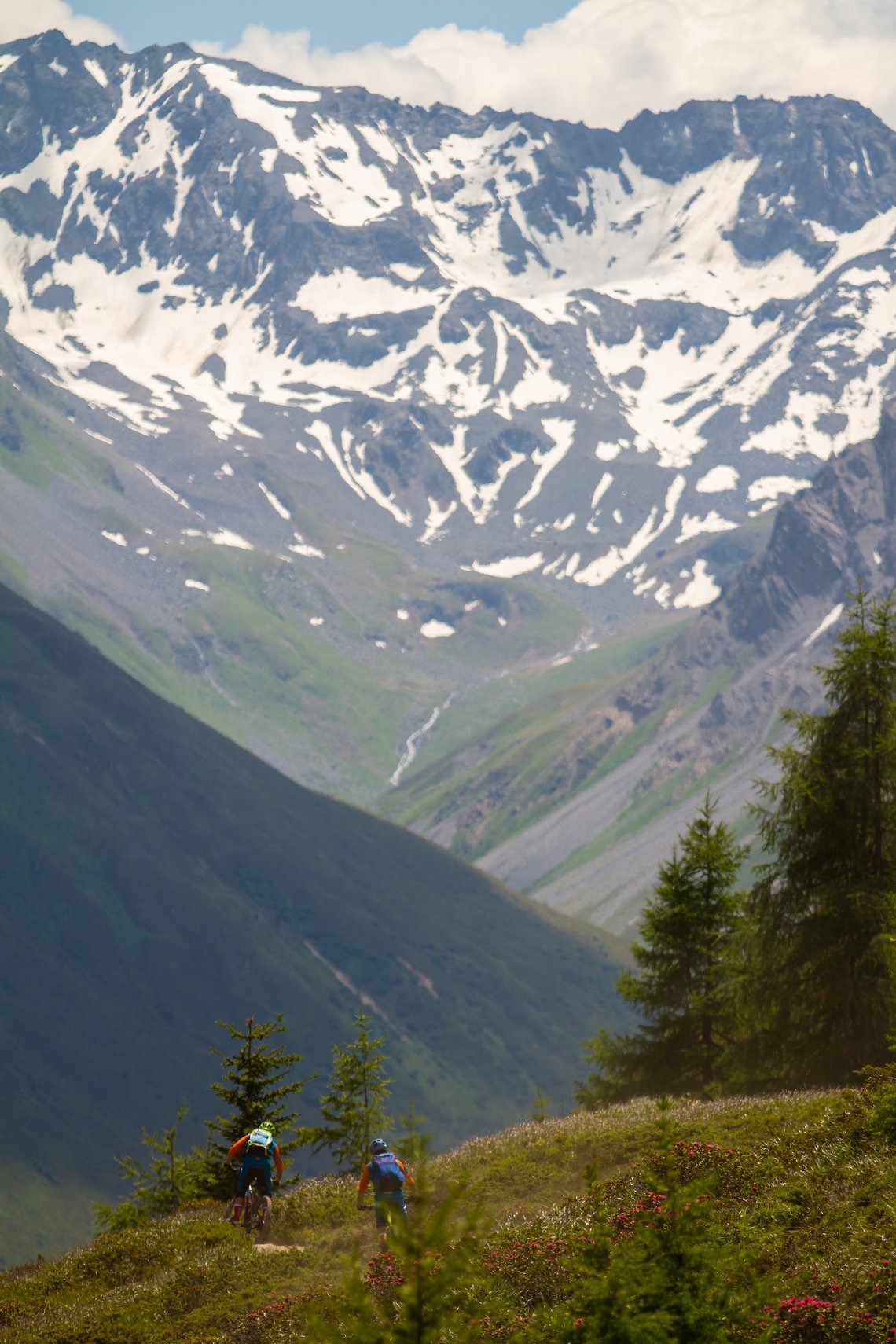 Aussicht satt: In Davos ein Standard auf fast jedem Trail