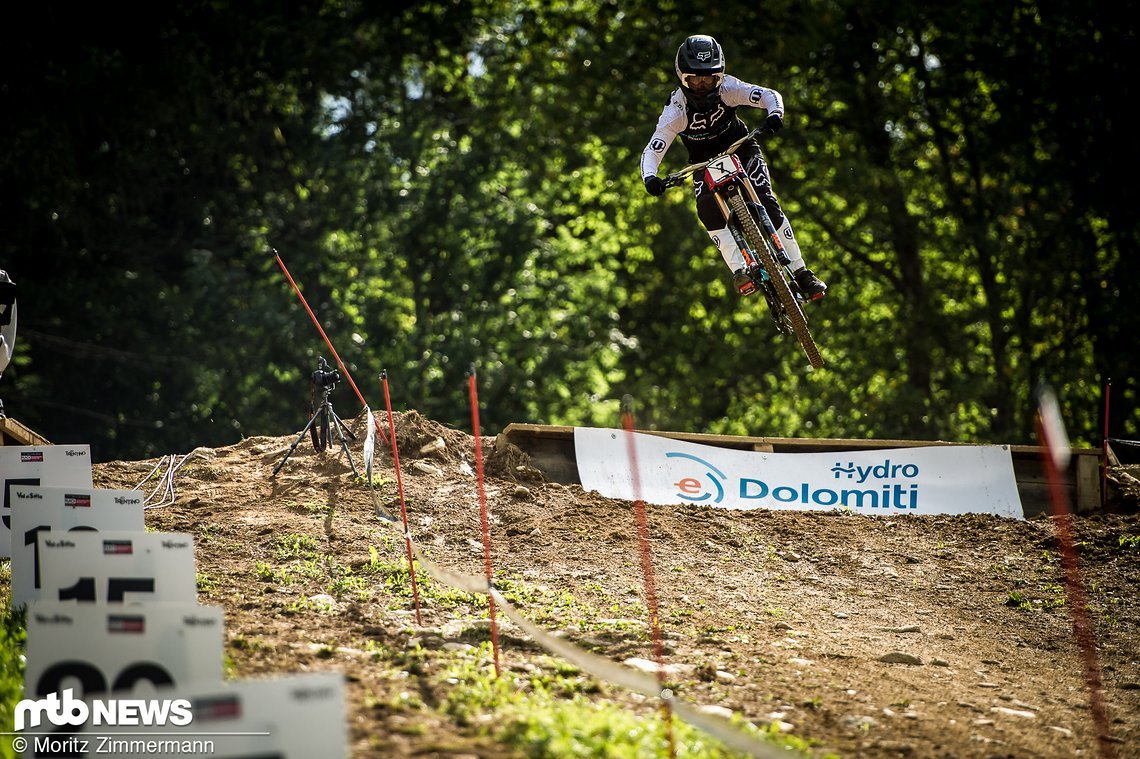 Laurie Greenland konnte den letzten World Cup in Val di Sole für sich entscheiden …