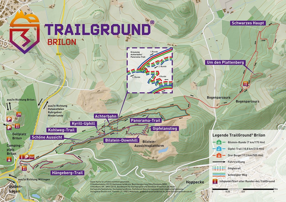 TrailGround Brilon Karte