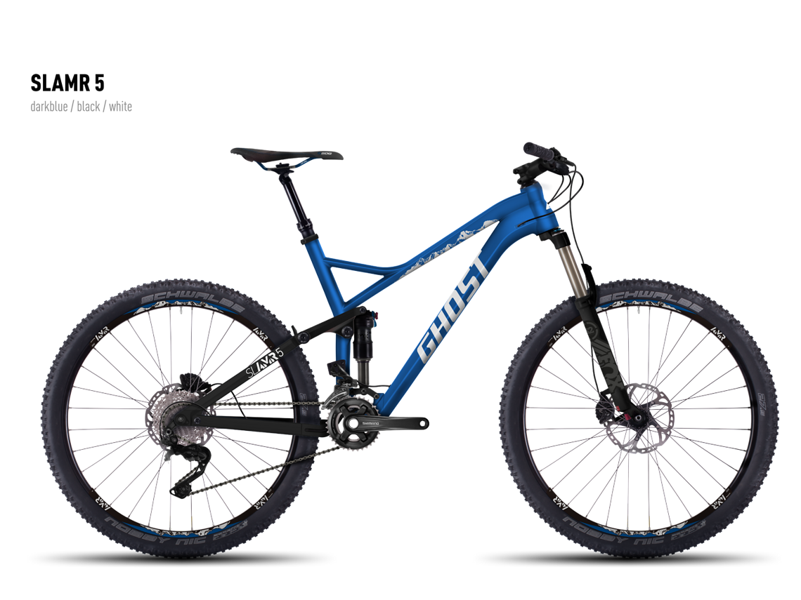 Ghost SLAMR 5 DARKBLUE BLACK WHITE V (Aluminium)