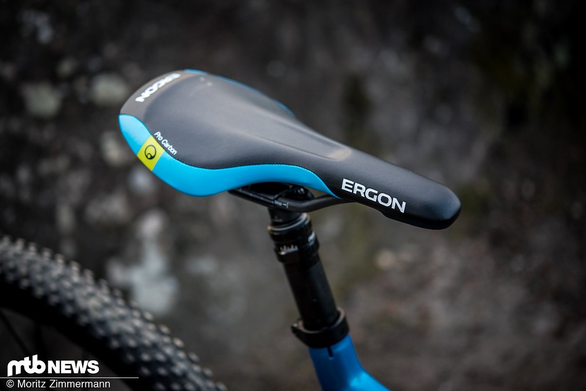 … findet man Sattel und Griffe der Ergonomie-Experten von Ergon vor.
