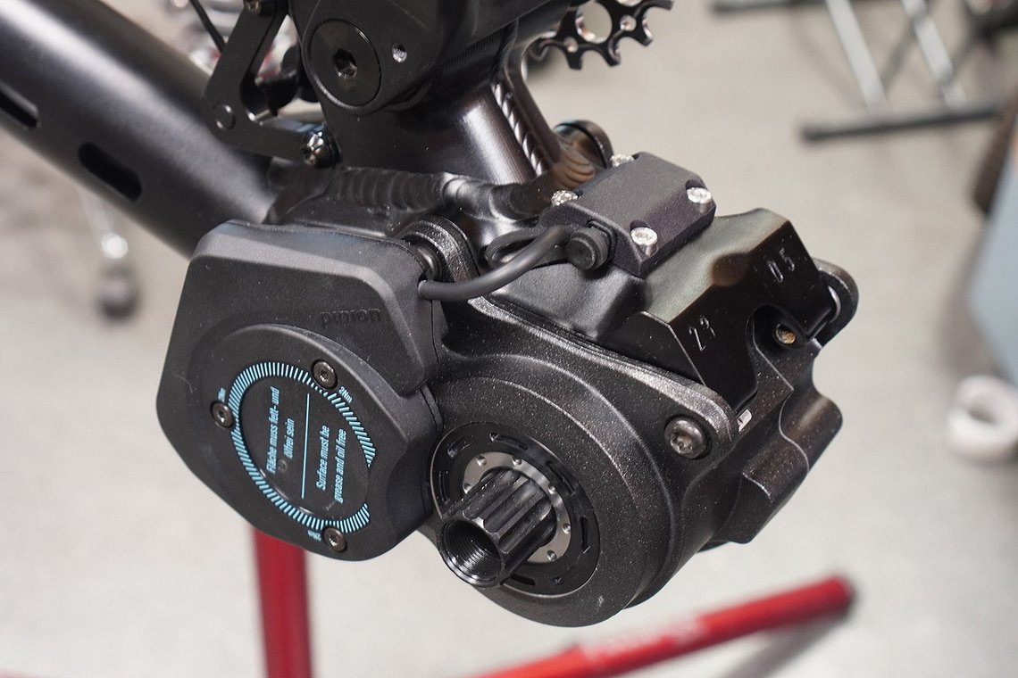 Ab sofort kann man das Kavenz VHP auch mit dem elektrischen Pinion Smartshift-Getriebe fahren.