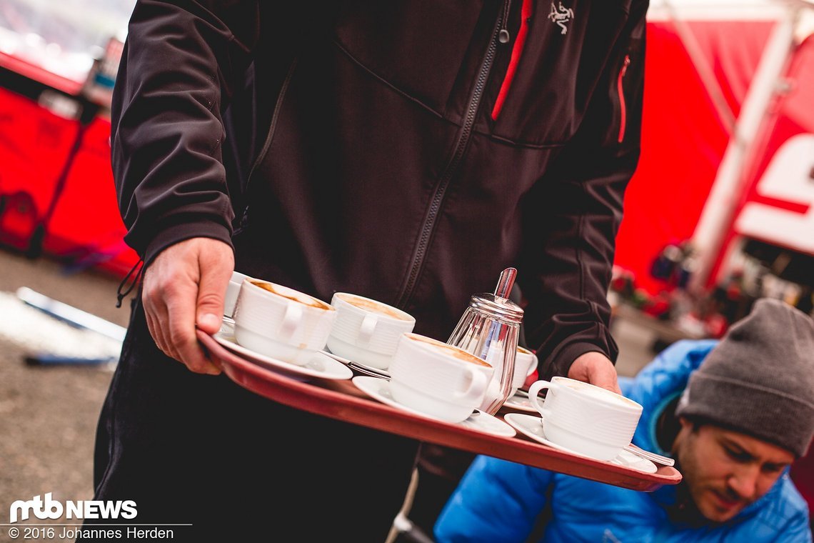 Muss auch mal sein: Cappucchino zwischendurch