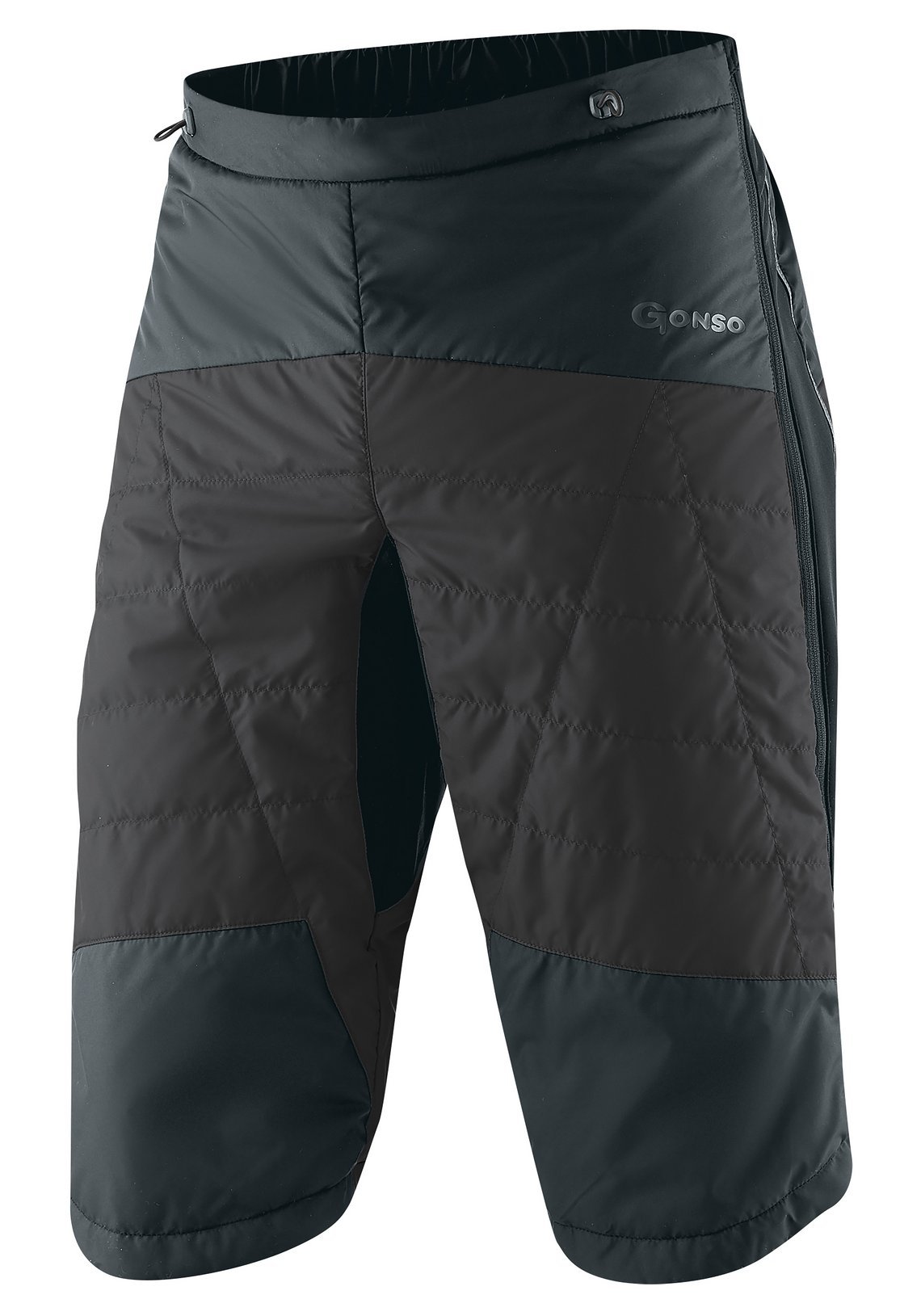 Die Thermo Short aus der Primaloft-Kunstdaune soll sowohl winddicht als auch atmungsaktiv sowie wasserabweisend sein
