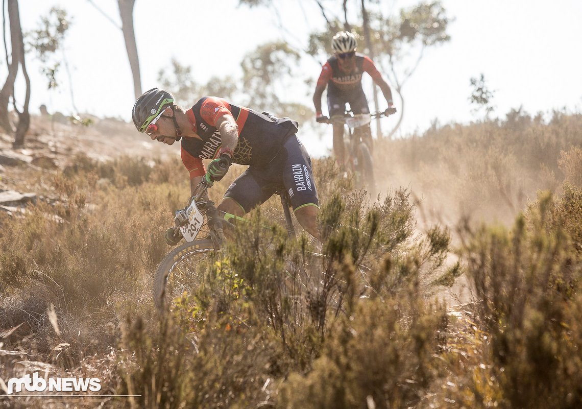Jose Hermida zusammen mit Joaquim Rodriguez