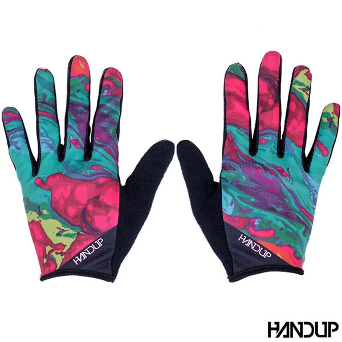 Lava Lamp marbled multi-colored long finger cycling gloves LOGO'D 600X600 (12)