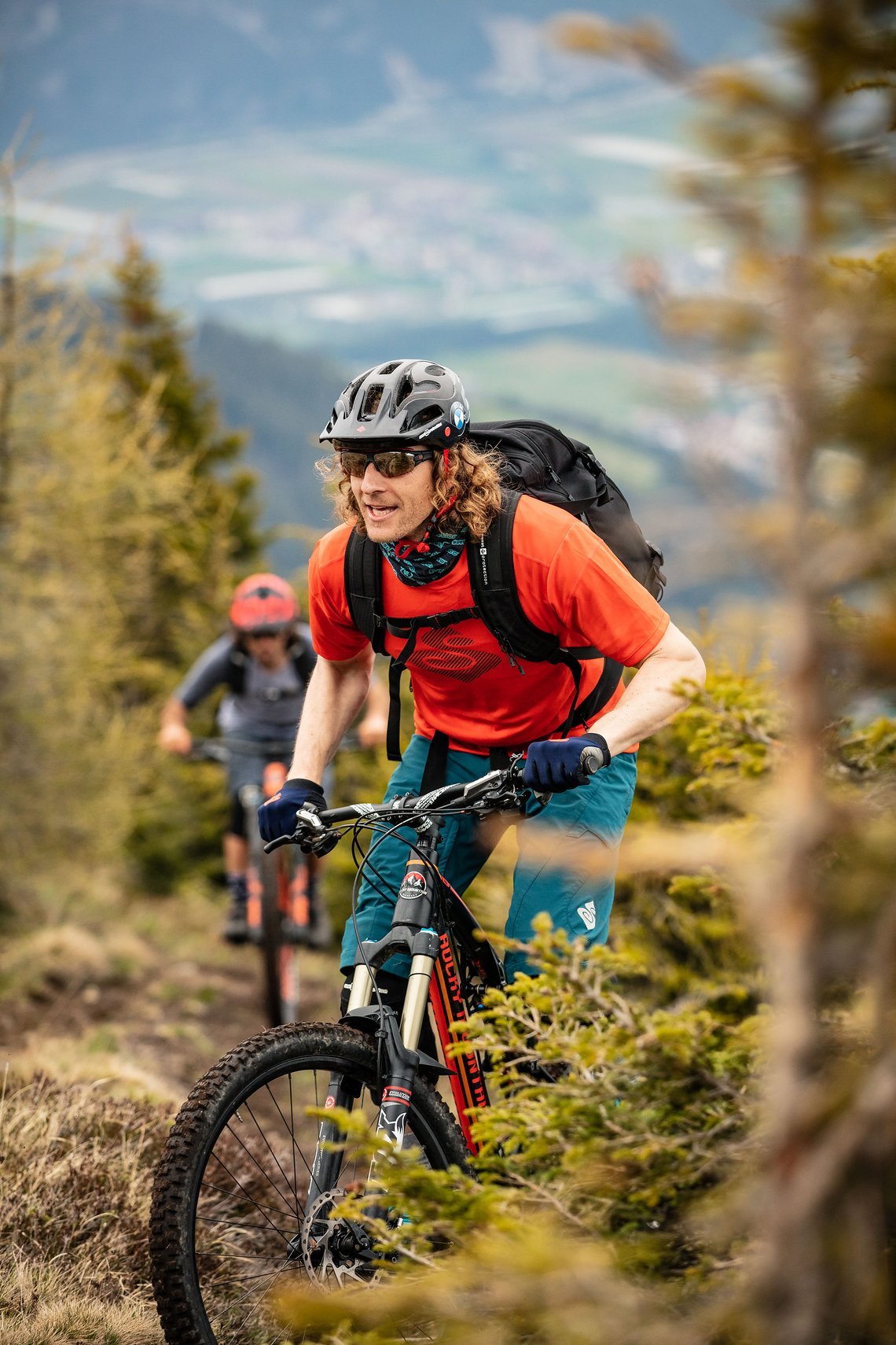 ... noch beim Mountainbiken beschlagen