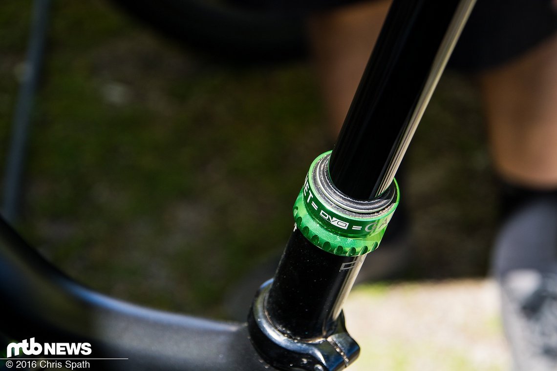 Grüner Verschlussring