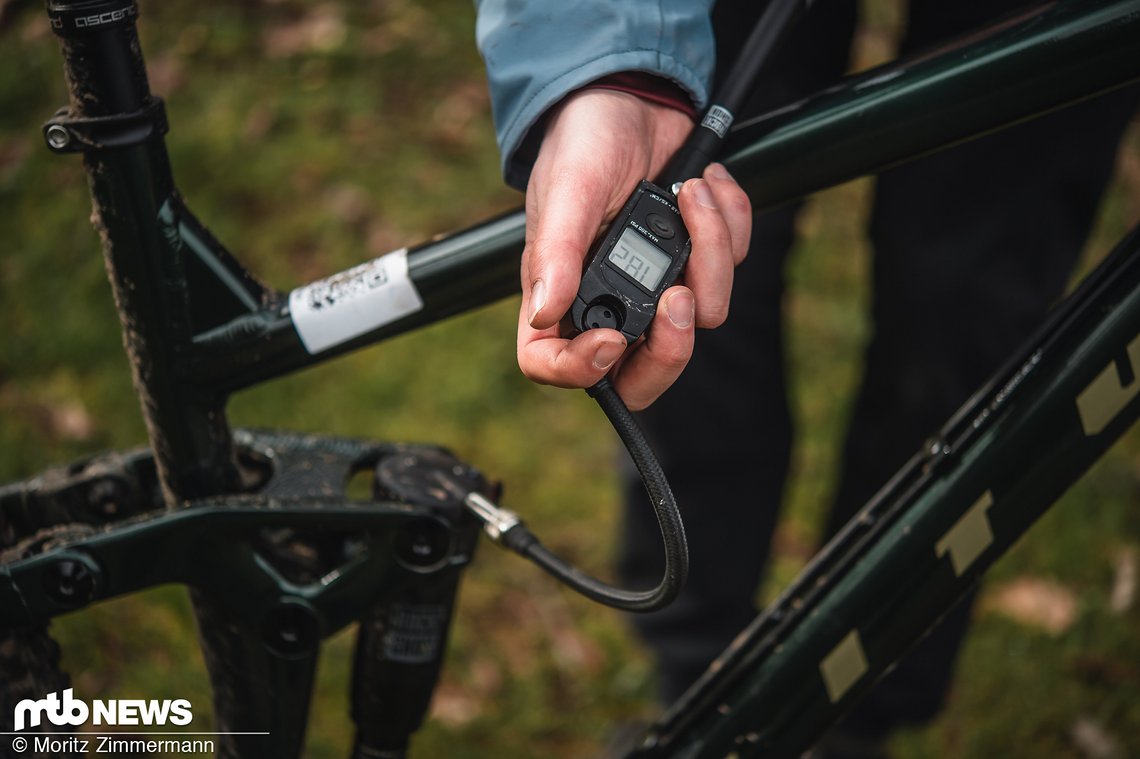 Selbstverständlich wurden alle Bikes an die Vorlieben des jeweiligen Testers angepasst …