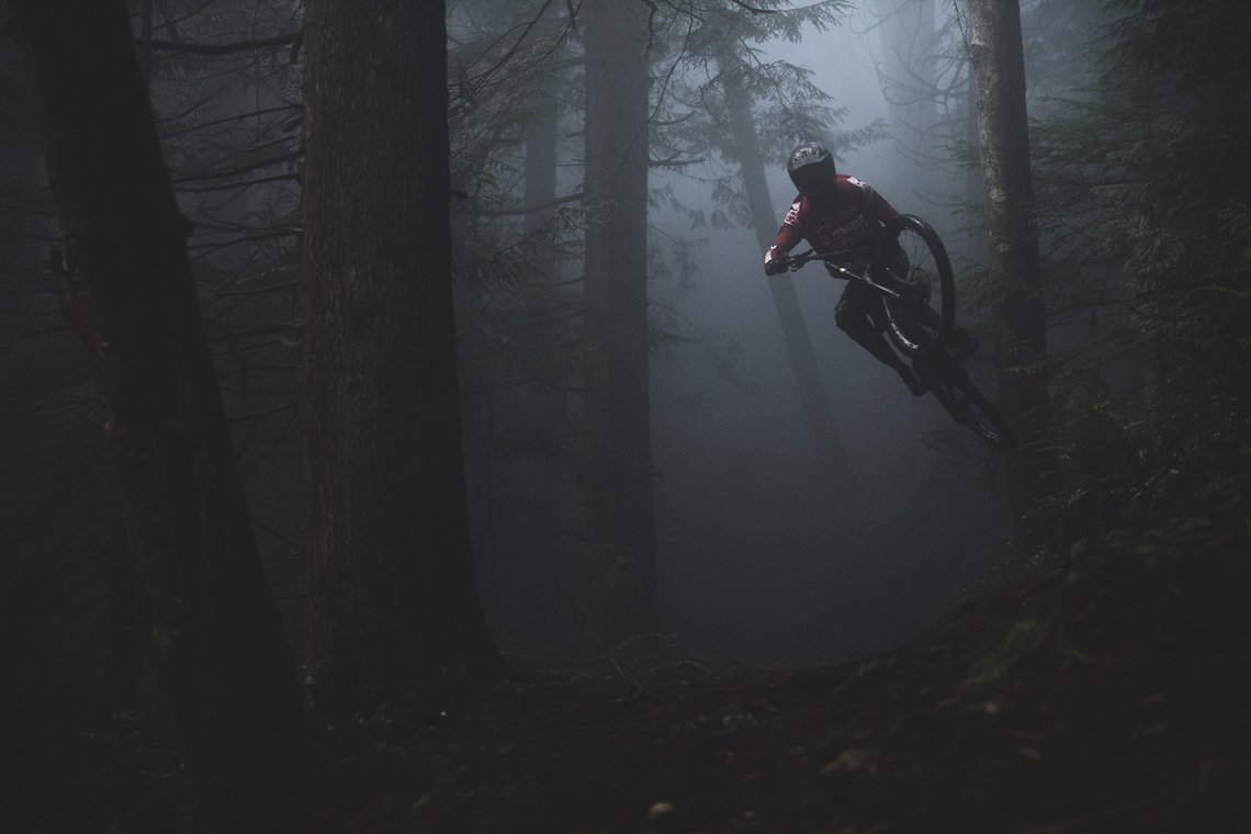 Da er bereits als Privateer auf Devinci-Bikes unterwegs war …