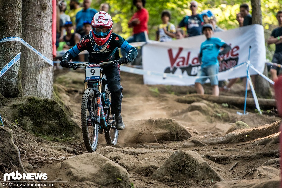 Laurie Greenland nahm nach seinem Lauf im Hot Seat Platz