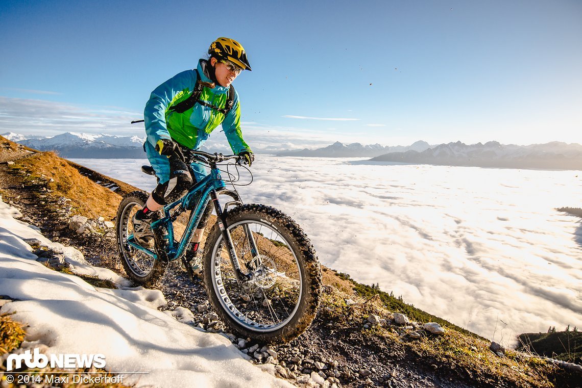 Mit dem Salsa Bucksaw über den Wolken: rollen lassen und genießen!