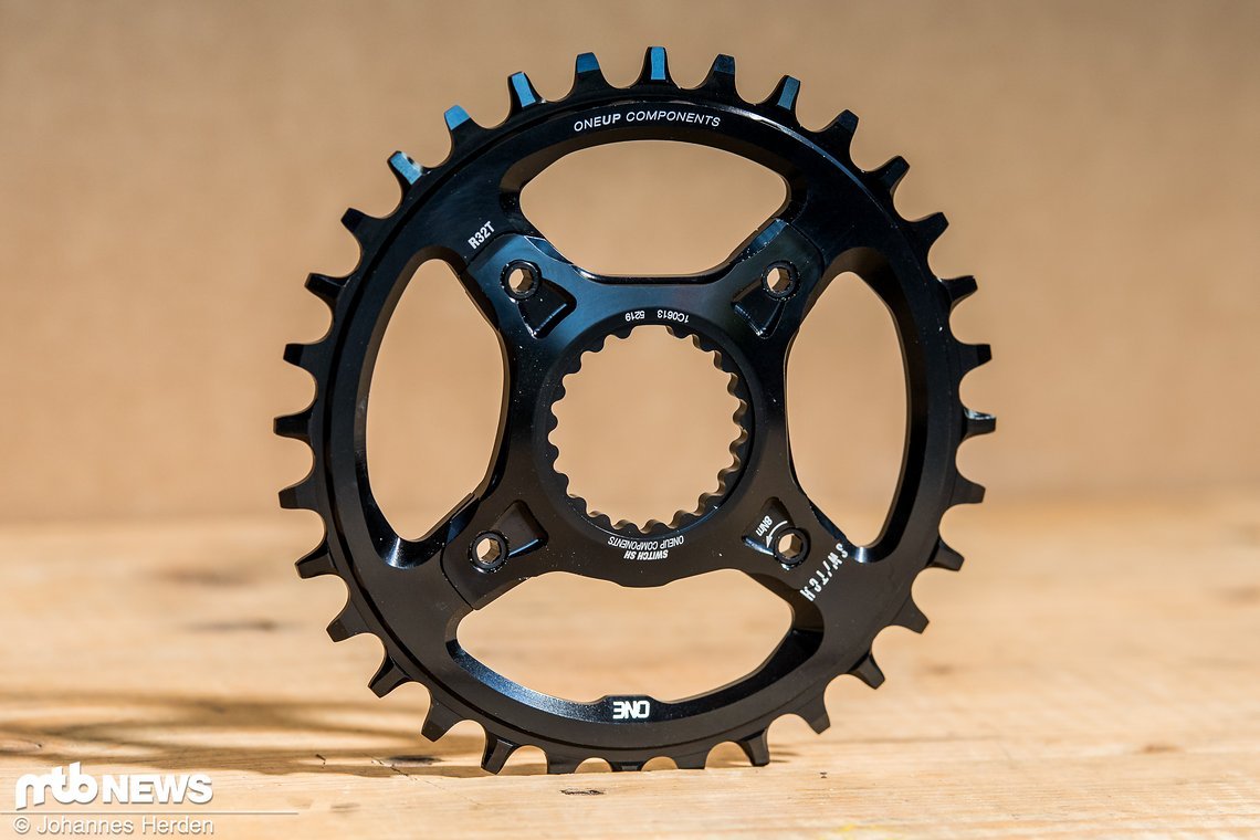 Die neuen Shimano-kompatiblen Kettenblättern bestehen aus Träger und eigentlichem Kettenblatt