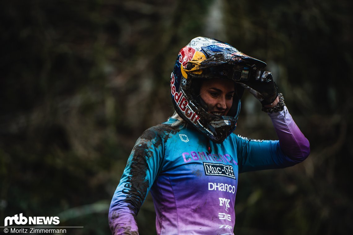 Myriam Nicole ist neben Greg Minnaar eine von zwei UCI Reps, welche die Meinung der Fahrerinnen und Fahrer gegenüber der UCI vertreten sollen