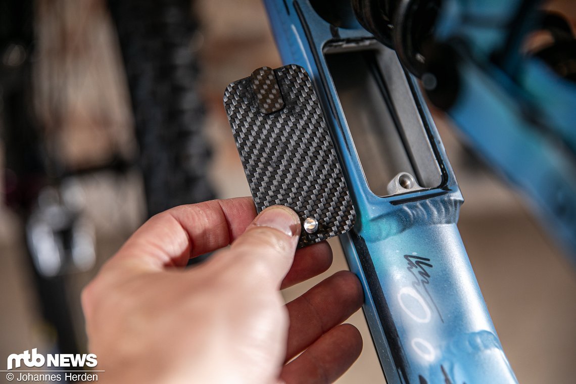 … ist am Bike vorgesehen.