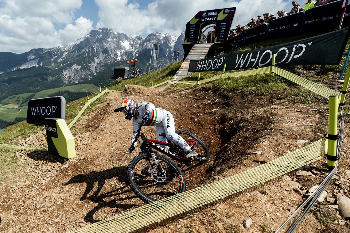 Bei den UCI World Series sind sie jedenfalls alle am Start. Hier im Bild: Vali Höll.