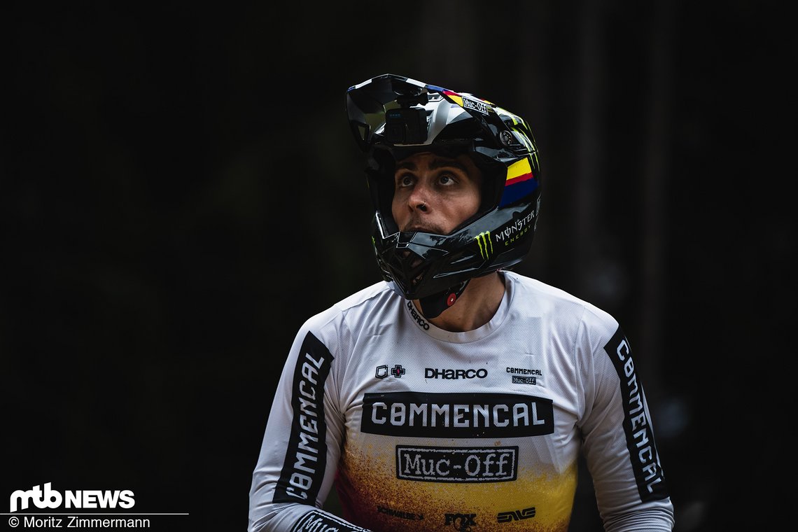 Ein seltener Anblick an diesem Wochenende: Amaury Pierron im Stillstand.