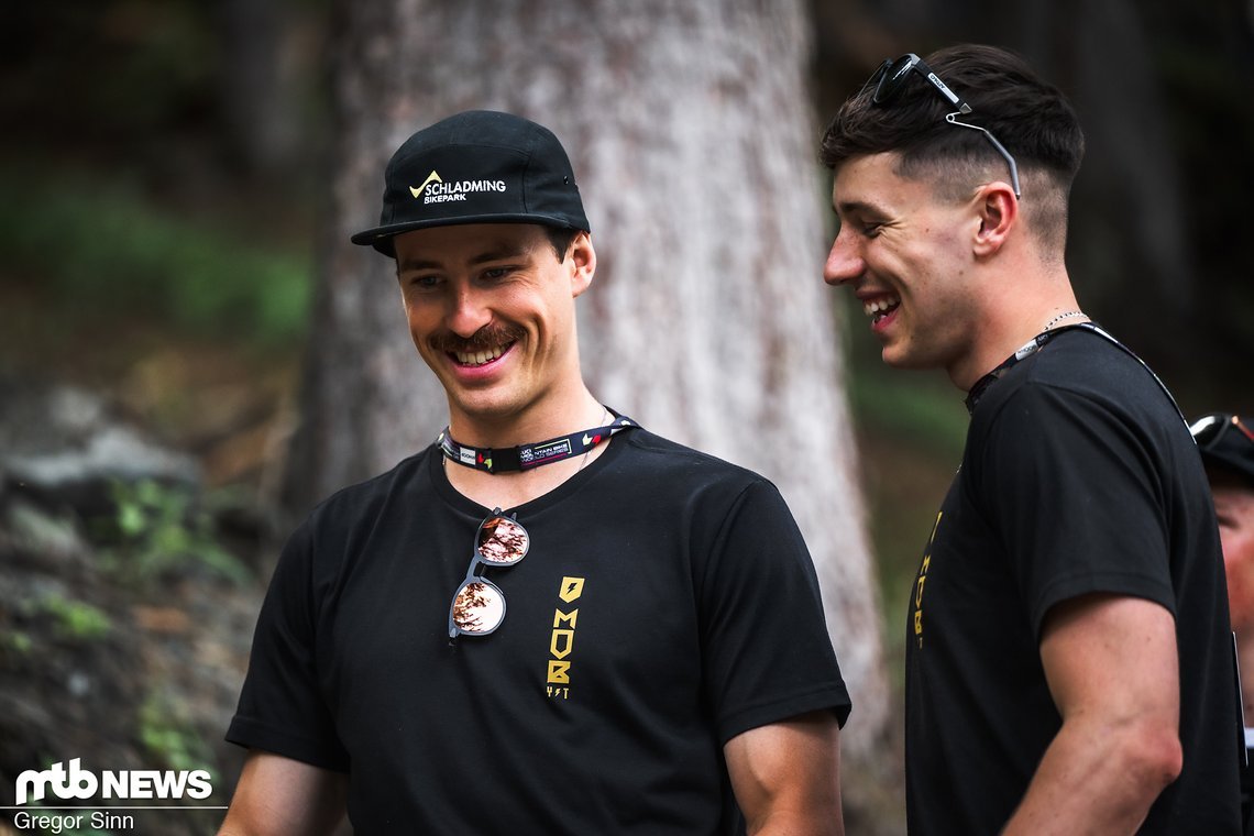Ein Herz und eine Seele: Wo Andi Kolb und Oisin O'Callaghan sind, ist die gute Laune nicht weit.