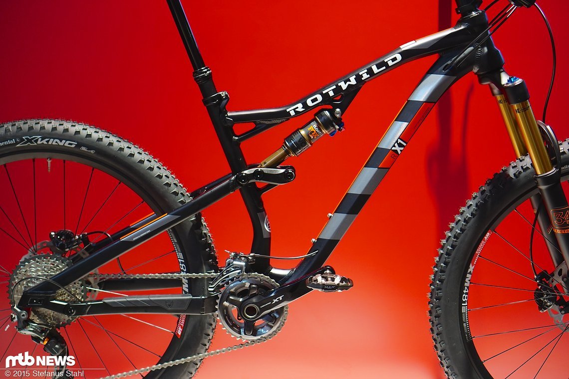 Das selbe Bike, nur mit schlankeren Reifen