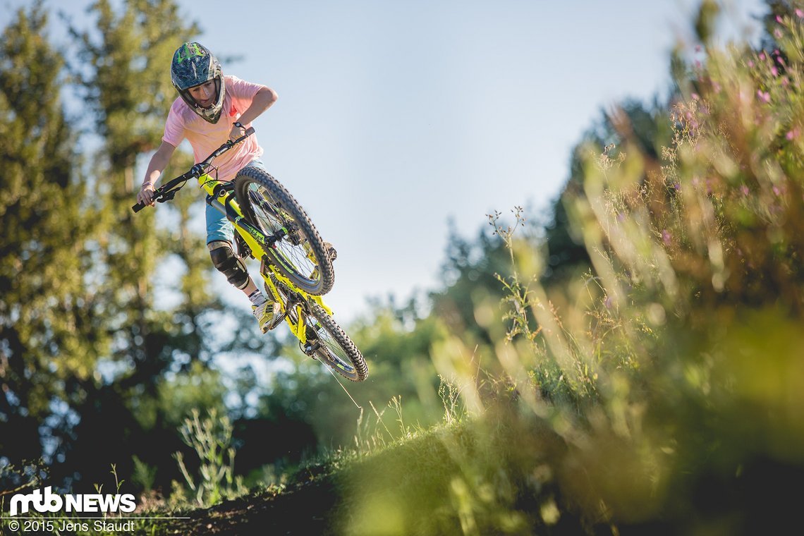 Das Supreme ist "viel" Bike für 1,33 m aber der Style kommt
