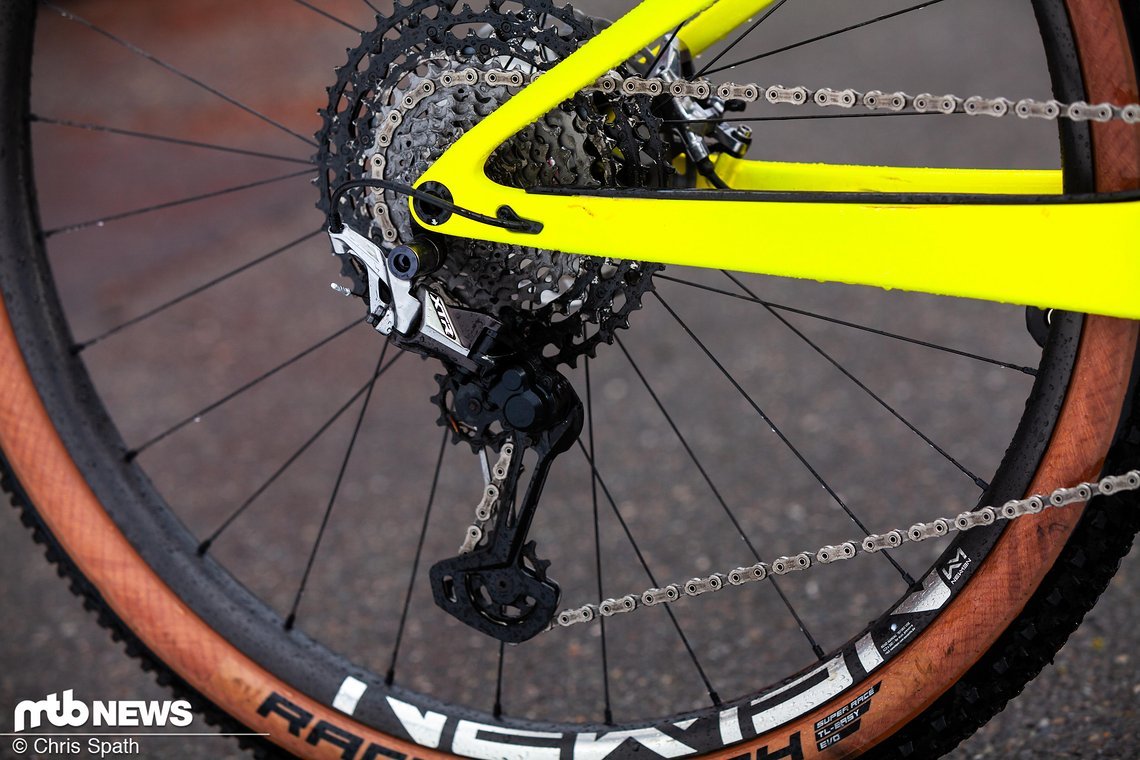 Der Antrieb beim Lexware Mountainbike Team stammt aus dem Hause Shimano