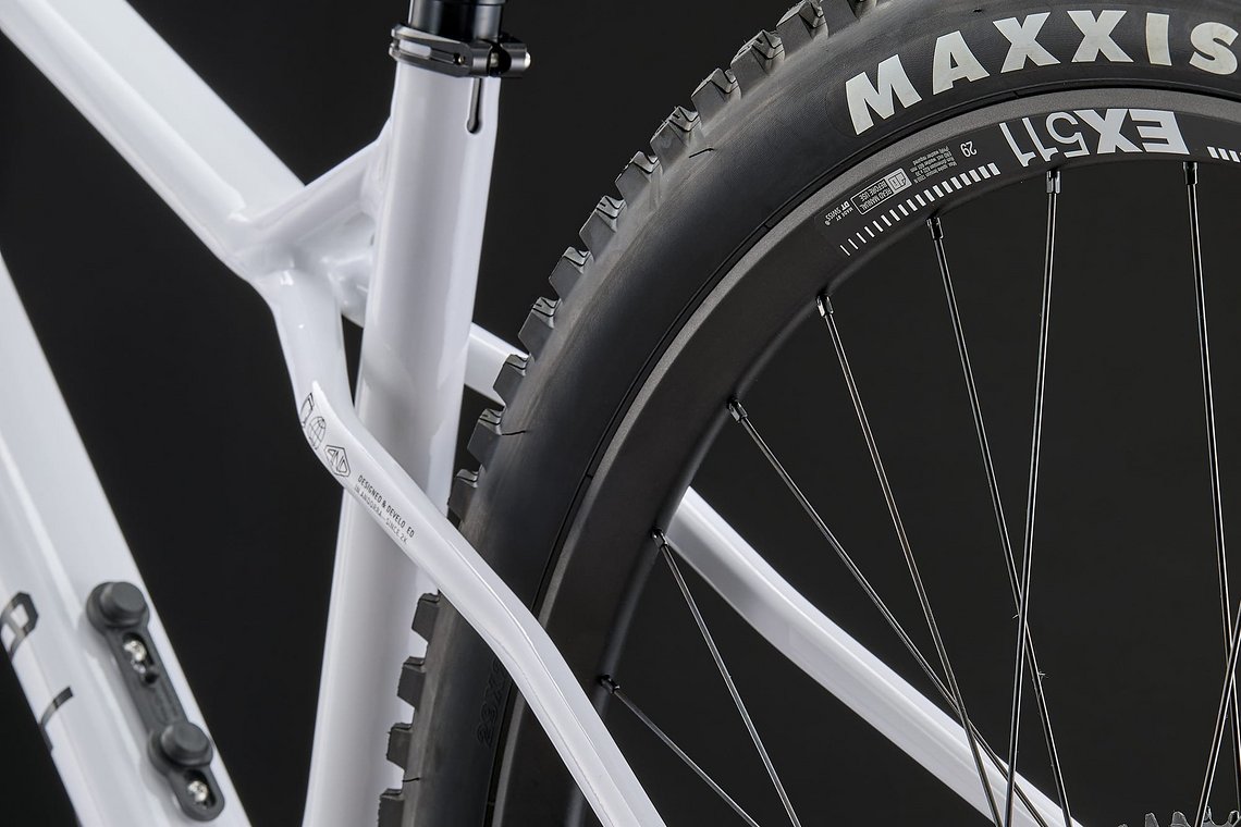 Bei den Sitzstreben hat Commencal Hand angelegt ...