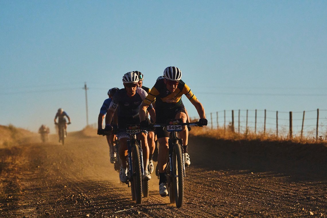 Christoph SAUSER during the Prologue of the 2025 Absa Cape Epic Mountain Bike stage race held at Meerendal Wine Estate, Cape Town, South Africa on the 16th March 2025. Photo by Michael Chiaretta/Cape Epic
PLEASE ENSURE THE APPROPRIATE CREDIT IS GIVEN