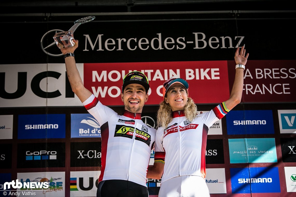 Nino Schurter bekommt mit der jungen Amerikanerin Kate Courtney wohl eine sehr schnelle neue Teamkollegin