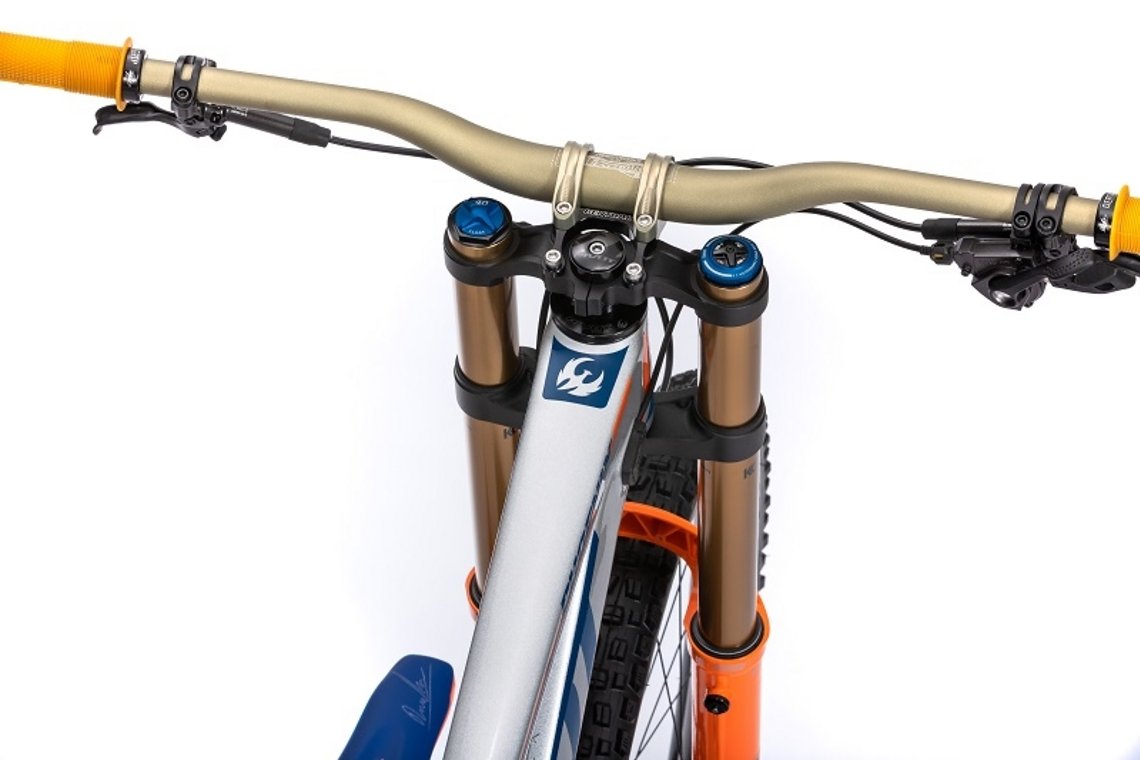 Die Geometrie ist recht kompromisslos auf Downhill-Race ausgelegt.