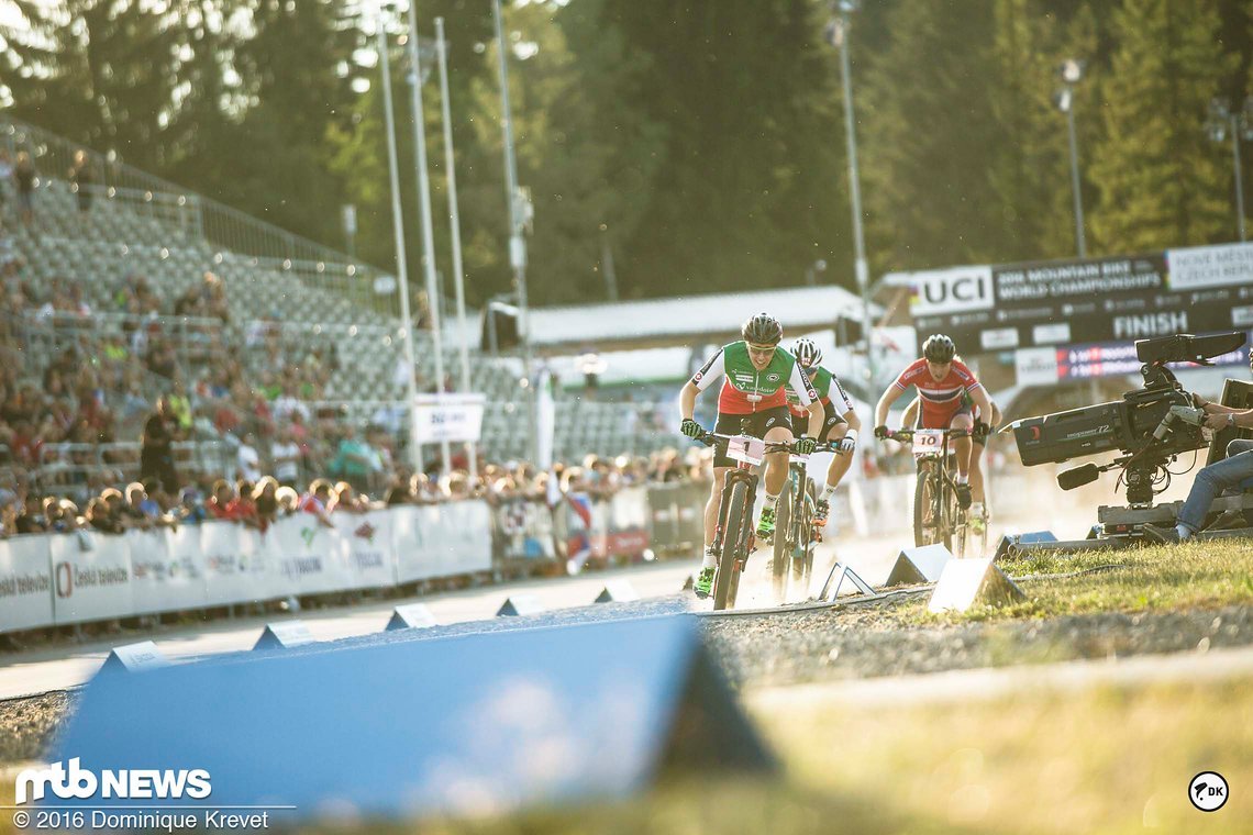 Im Finale der Frauen waren es die Schweizer, die das Podium besetzten