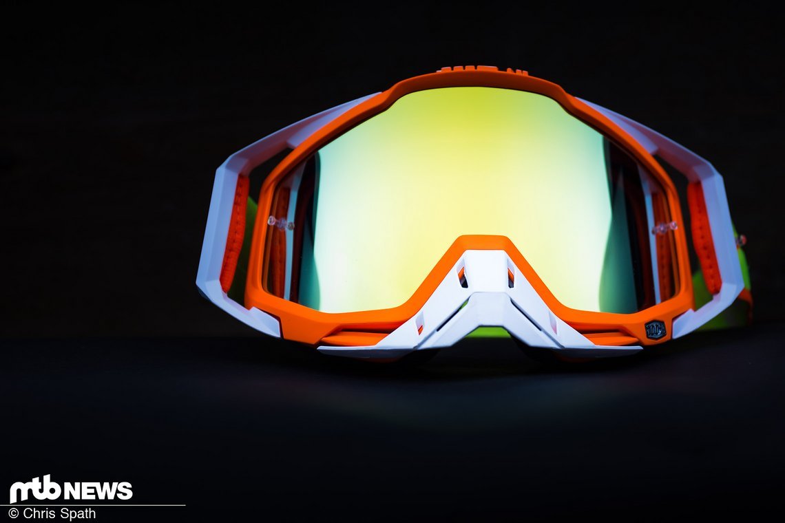 100% Racecraft mit Mirror Gold Lens