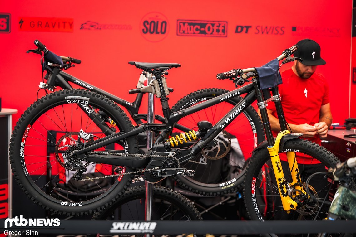 Drei verschiedene Bikes haben wir bei Specialized Gravity entdeckt.