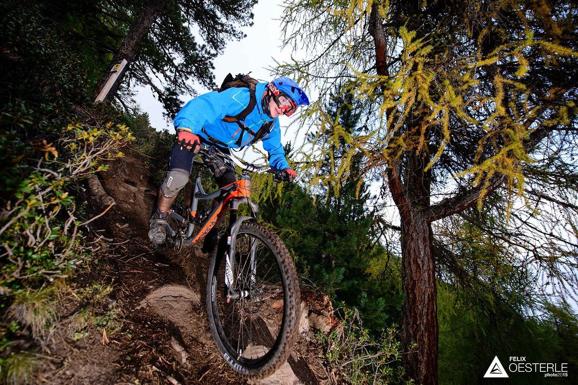 S3-Trail an der Haideralm zum Abschluss ...