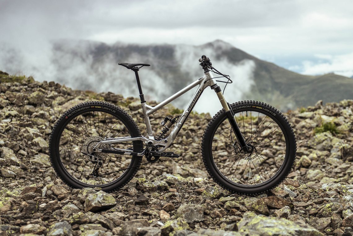 Das Crossworx von Alex ist vermutlich das erste Mountainbike, das zu 100 % aus europäischen Teilen gebaut wurde